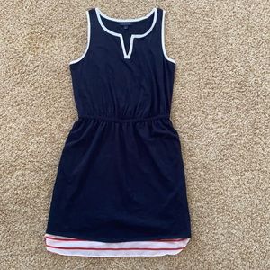 Tommy Hilfiger Sleeveless Navy Cotton Dress Size M